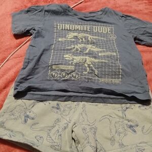 Maximus Rex Dinosaur Boys Short Set
